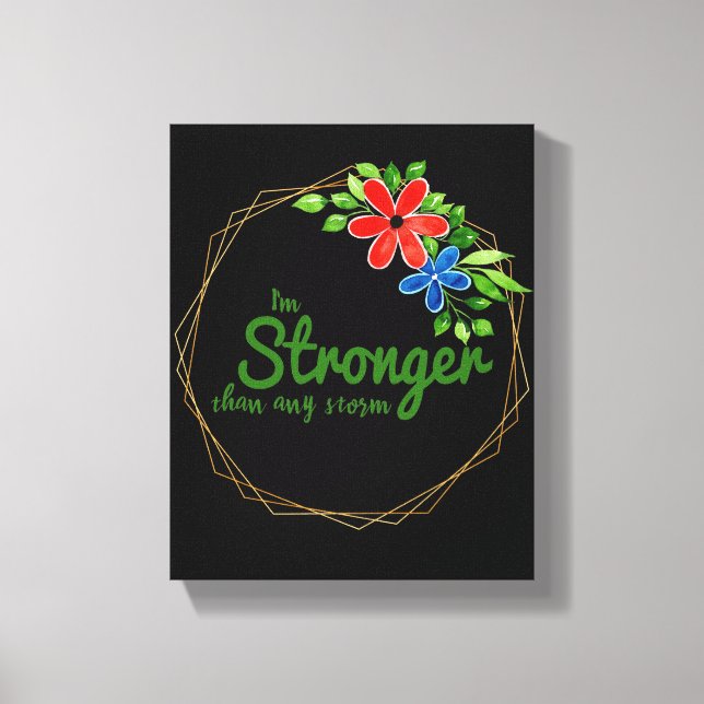 Motiverande och inspirerande citat för framgång canvastryck (Framsida)