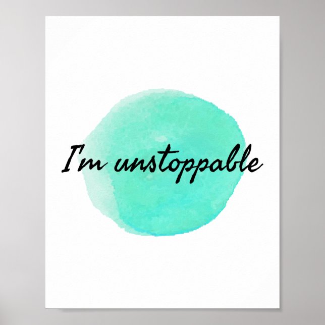 Motiverande och inspirerande citat för framgång. poster (Framsidan)