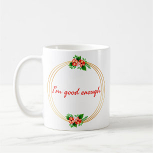 Motiverande och inspirerande citat för livet kaffemugg