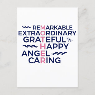 Motiverande och inspirerande Mamas födelsedag Vykort