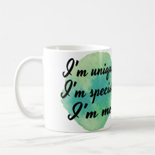 Motiverande och inspirerande självutlösande citat kaffemugg