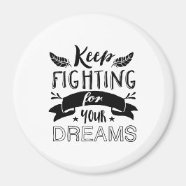 Motiverande offertbaserad Behålla som kämpar för d Magnet