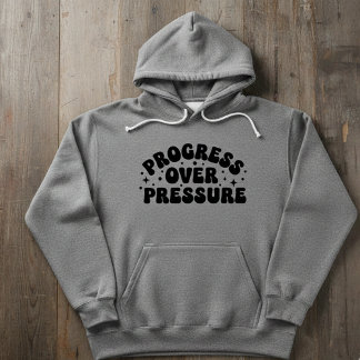 Motiverande ord design hoodie