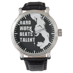 Motiverande Ord - hårda arbetsslag - talang Armbandsur
