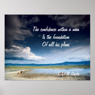 Motiverande ord poster