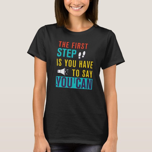 Motiverande Ord Premium_23 T Shirt (Framsida)