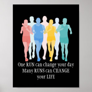 Motiverande Ord, som kör livsförändringar Poster