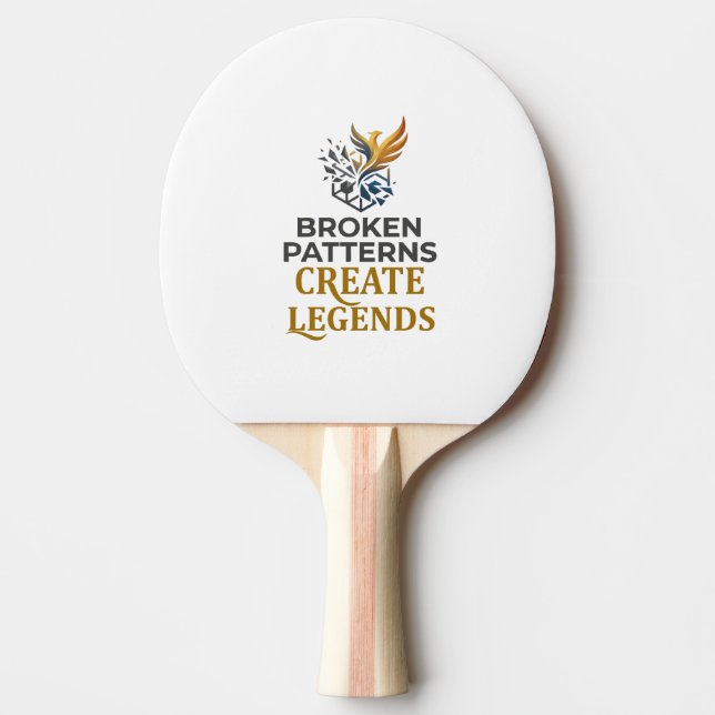 Motiverande Phoenix Pingis Paddle (Framsidan)