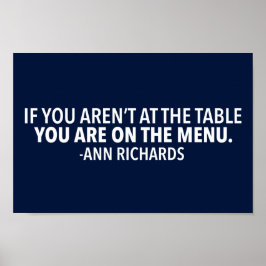 Motiverande politiskt citat av Ann Richards Poster