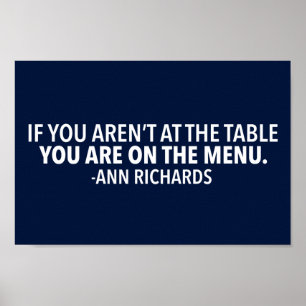 Motiverande politiskt citat av Ann Richards Poster