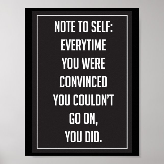 Motiverande Poster (Framsidan)