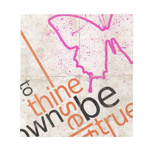 Motiverande Poster Anteckningsblock (Framsida)