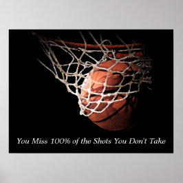 Motiverande Poster av basket