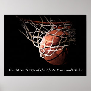 Motiverande Poster av basket