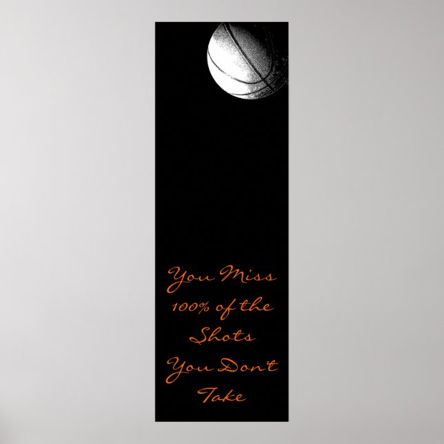 Motiverande Poster av basketbolldörr (Framsidan)