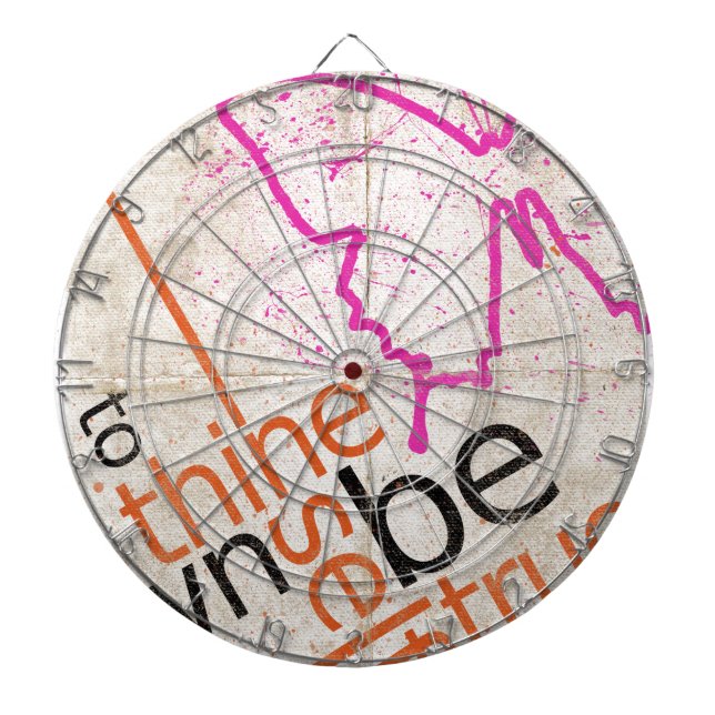 Motiverande Poster Darttavla (Framsidan)