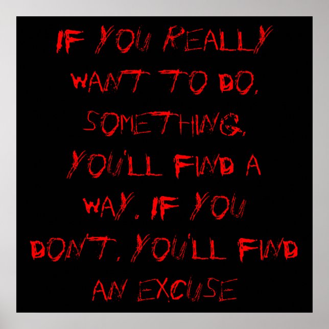 Motiverande Poster för att redigera (Framsidan)