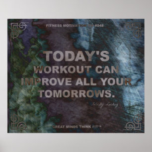 Motiverande Poster för Fitness Quote #048