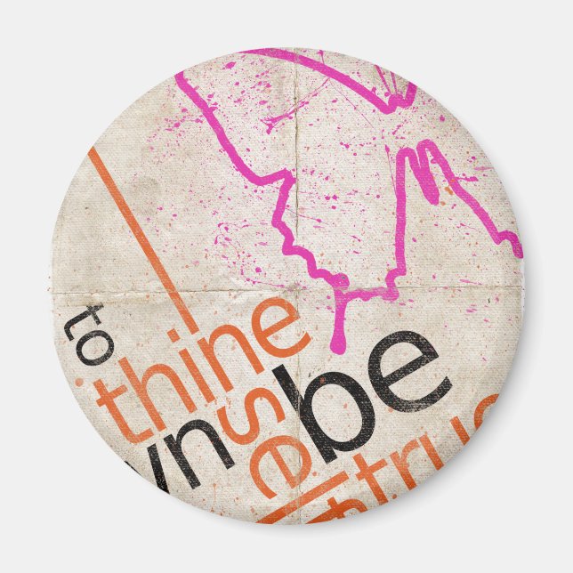 Motiverande Poster Magnet (Framsidan)