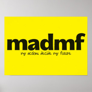 Motiverande Poster - Mina åtgärder avgör min framt