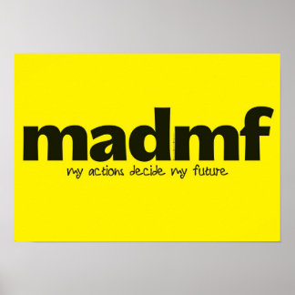 Motiverande Poster - Mina åtgärder avgör min framt