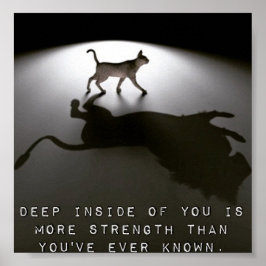 Motiverande poster om styrka