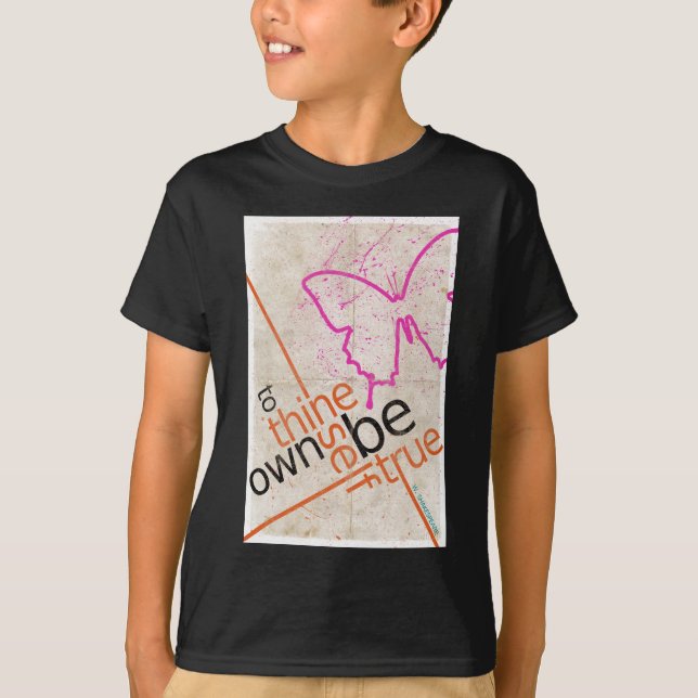 Motiverande Poster T-shirt (Framsida)