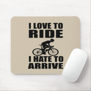Motiverande, roliga cykelcitat musmatta