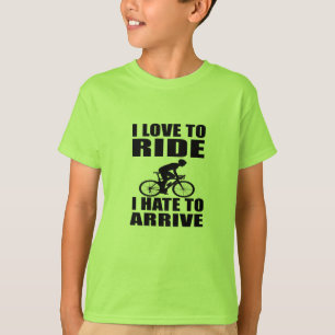 Motiverande, roliga cykelcitat t shirt