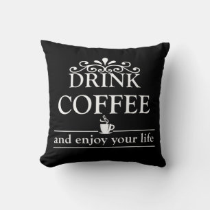 Motiverande, roliga kaffeofferter kudde