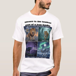 Motiverande Rovdjurskonst T Shirt