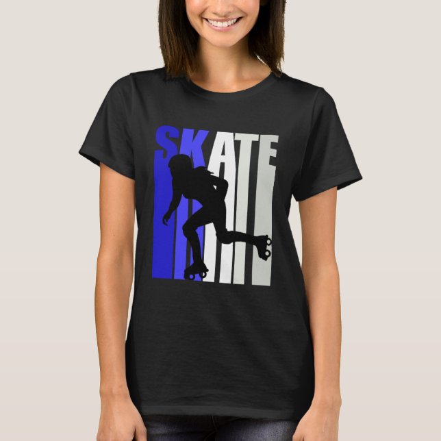 Motiverande rullskridande Kärlek för att hugga öve T Shirt (Framsida)