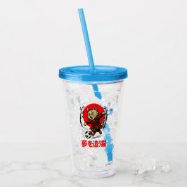 Motiverande Samurajkatt - För idrottare och anime- Take Away Mugg