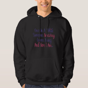 Motiverande självständig Kärlek-citattecken illust Hoodie