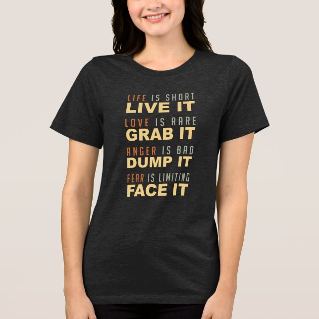 Motiverande skjortor och jacka tee shirt (Framsida)