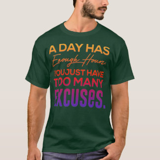 Motiverande slogan T T Shirt