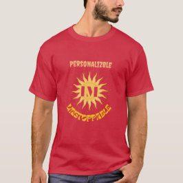 Motiverande solsprängning "Jag är ostoppbar" T Shirt