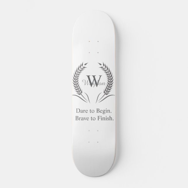 Motiverande Sport Mini Skateboard Bräda 18,5 Cm (Framsida)