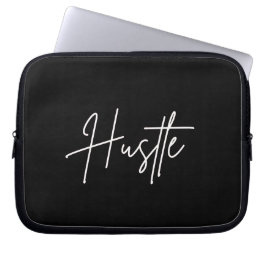 Motiverande svart-vit fodral för bärbar dator