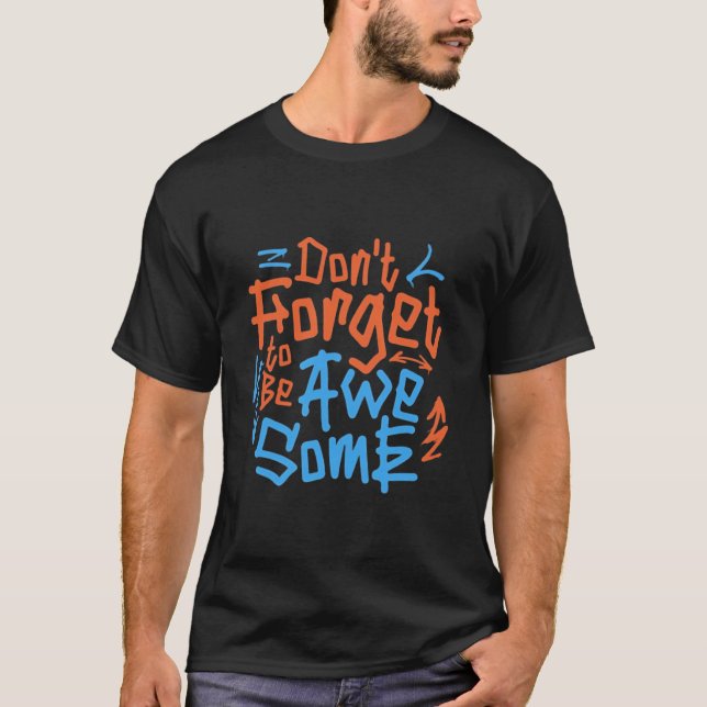 Motiverande T Shirt (Framsida)