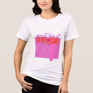 Motiverande T-Shirt för Vilda Flicka