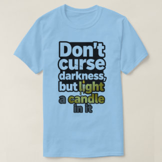 Motiverande t-shirt med citat – “Don’t Curse the D