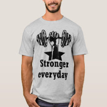 Motiverande T-shirt med design
