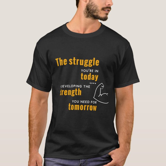 Motiverande t-shirt present födelsedag (Framsida)