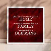 Motiverande typografi Familj Citat