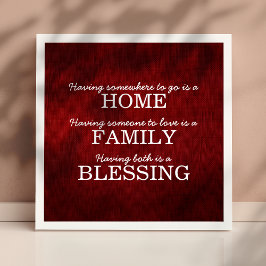Motiverande typografi Familj Citat Poster