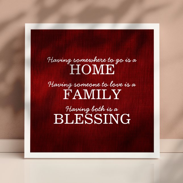 Motiverande typografi Familj Citat Poster (Skapare uppladdad)