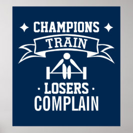 Motiverande typografi | Gym motivation | Fitness Poster