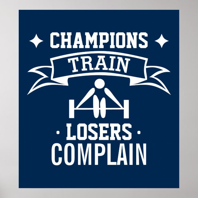 Motiverande typografi | Gym motivation | Fitness Poster (Framsidan)