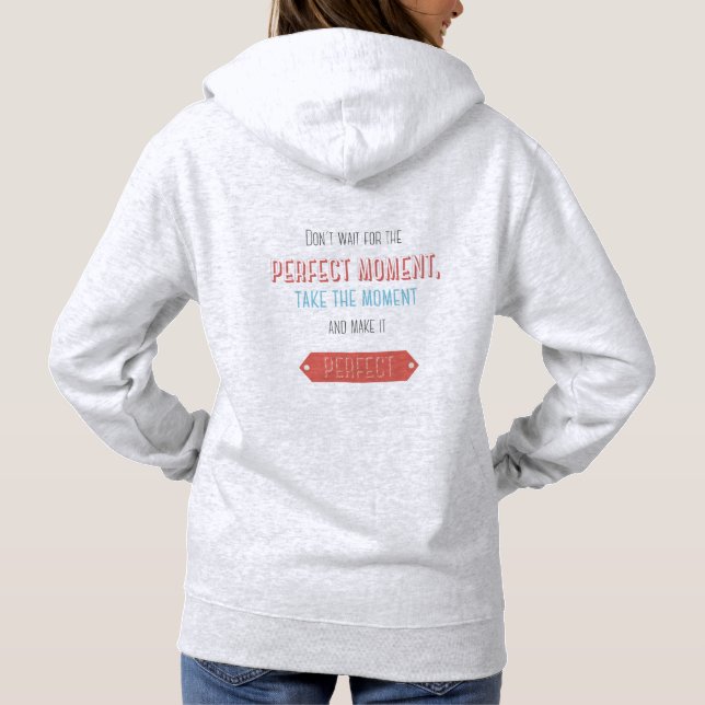 Motiverande typografisk retro stil t shirt (Baksida)
